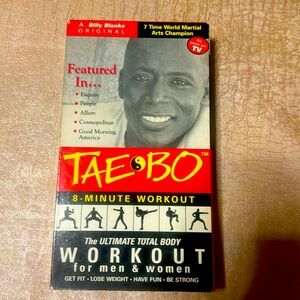 VINTAGE “TAE BO” with Billy Blanks on VHS
